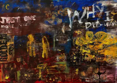Untitled (Golden W)